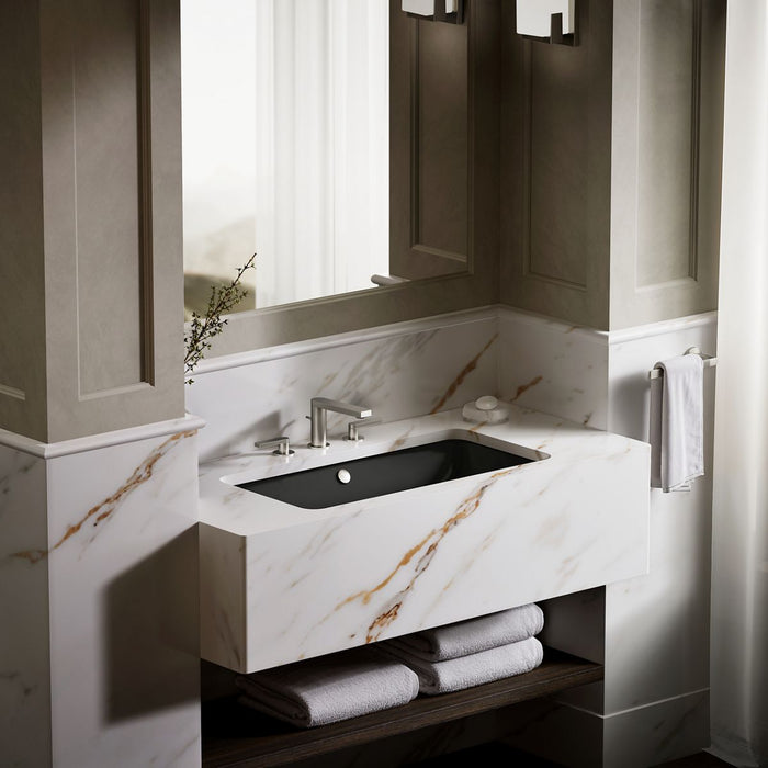KOHLER K-20212 Iron Plains 30" rectangular drop-in/undermount bathroom sink