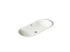 KOHLER K-20213 Iron Plains 33" oval drop-in/undermount bathroom sink, dune