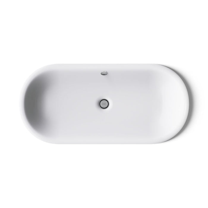 KOHLER K-20213 Iron Plains 33" oval drop-in/undermount bathroom sink, white - view 4