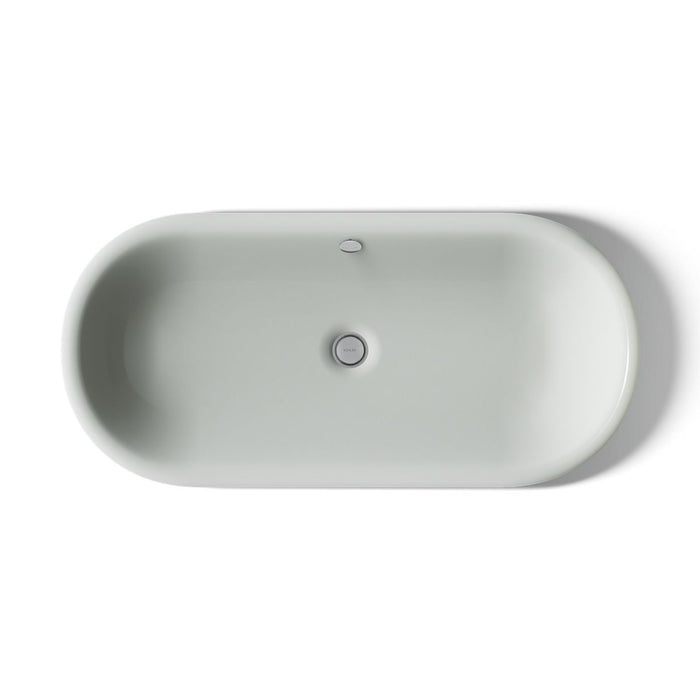 KOHLER K-20213-P5 Iron Plains 33" oval drop-in/undermount/vessel bathroom sink with Iron Black painted underside
