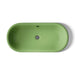 KOHLER K-20213-PFG Iron Plains 33" oval drop-in / undermount / vessel bathroom sink, fresh green exterior with fresh...