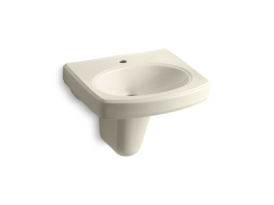 KOHLER K-2035-1 Pinoir 22" oval wall-mount bathroom sink