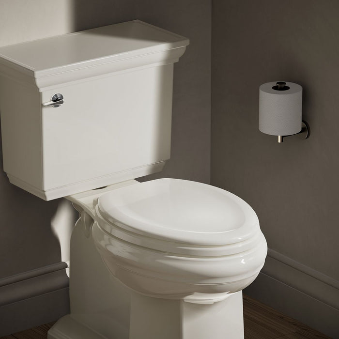 KOHLER K-20466 Stonewood Quiet-Close elongated toilet seat, biscuit - view 3