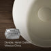 KOHLER K-20703 Veil 16" round vessel bathroom sink or pedestal sink basin, biscuit - view 2