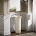 KOHLER K-20703 Veil 16" round vessel bathroom sink or pedestal sink basin, biscuit - view 3