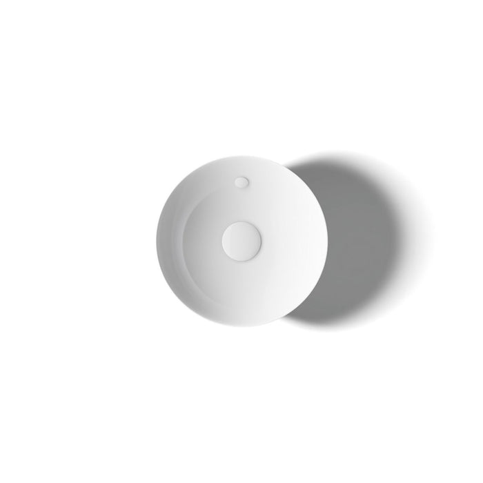 KOHLER K-20703 Veil 16" round vessel bathroom sink or pedestal sink basin, white - view 3