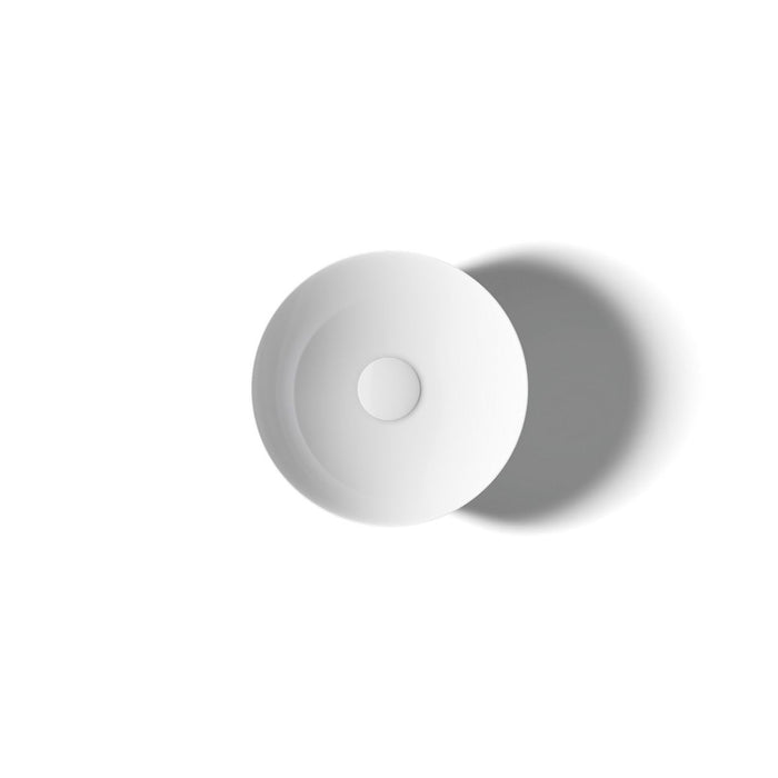 KOHLER K-20703-N Veil 16" round vessel bathroom sink or pedestal sink basin, no overflow