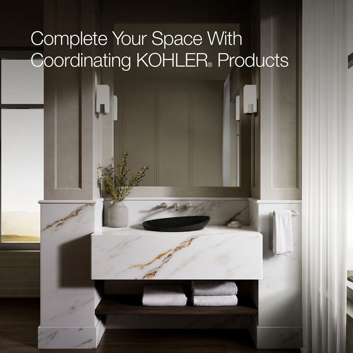 KOHLER K-20704 Veil 21" oval vessel bathroom sink