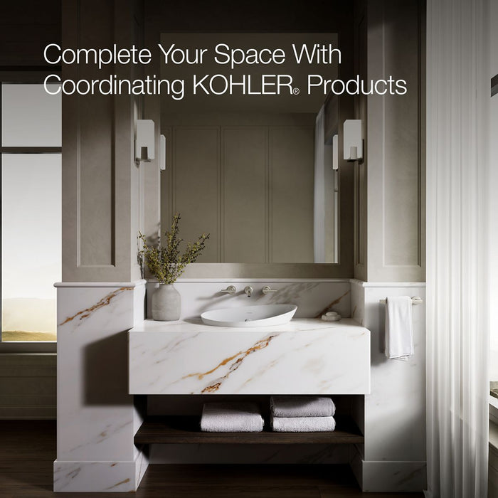 KOHLER K-20704 Veil 21" oval vessel bathroom sink
