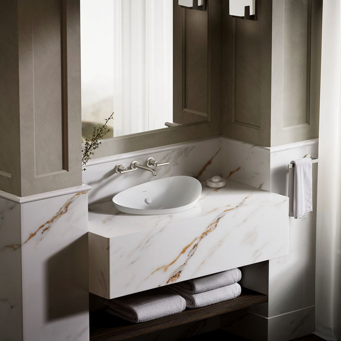 KOHLER K-20704 Veil 21" oval vessel bathroom sink