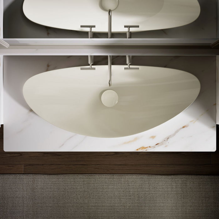 KOHLER K-20705-N Veil 38-1/2" oval vessel bathroom sink, no overflow