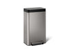 KOHLER K-20941 8-gallon loft stainless steel step trash can