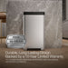 KOHLER K-20941 8-gallon loft stainless steel step trash can - view 2