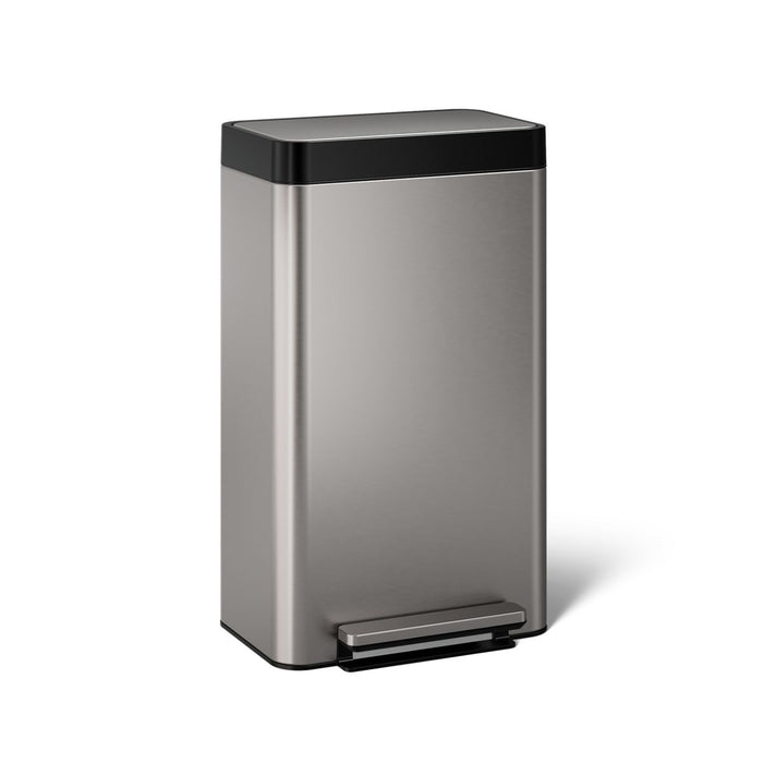 KOHLER K-20941 8-gallon loft stainless steel step trash can - view 4