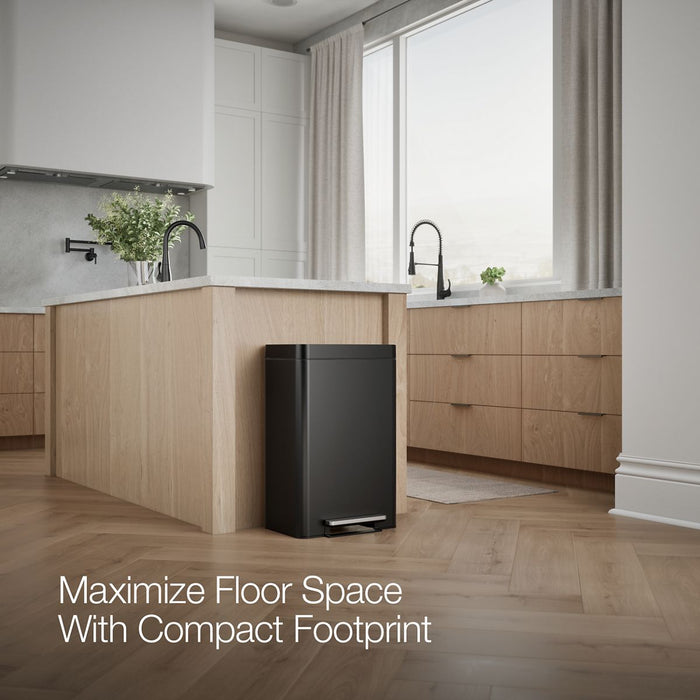 KOHLER K-20956 Dual-compartment step trash can