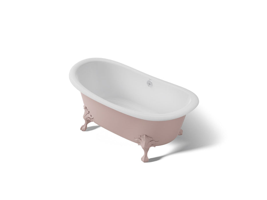 KOHLER K-21000-PPB Artifacts 66-1/8" x 32-1/2" freestanding bath, 150th peachblow