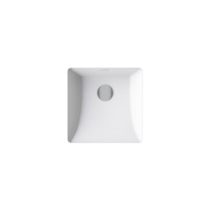 KOHLER K-21056-0 K-21056 Brazn 16-1/4" Square Undermount Bathroom Sink