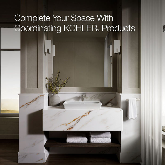 KOHLER K-21059-1 Brazn 23" rectangular vessel bathroom sink