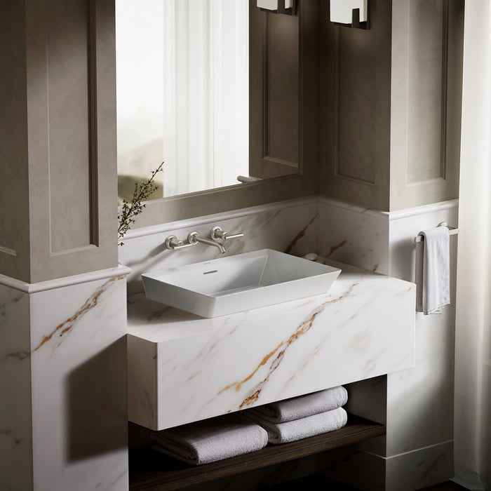 KOHLER K-21060 Brazn 23" rectangular vessel bathroom sink