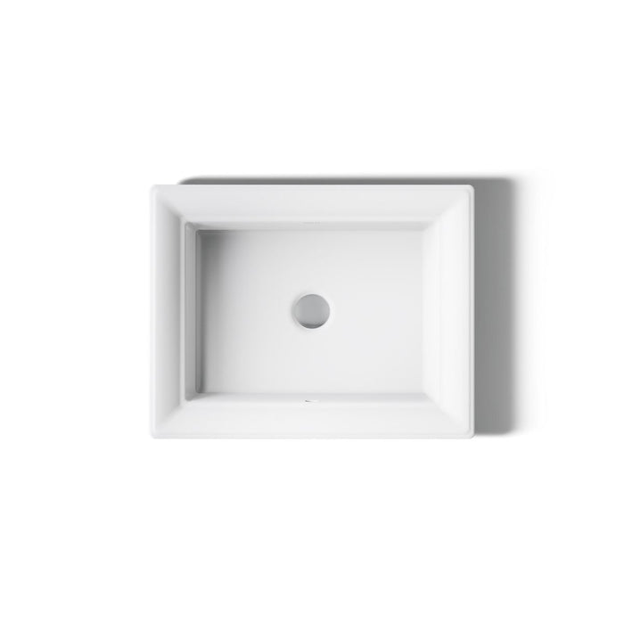KOHLER K-21781-0 K-21781 Artifacts 21" Rectangular Drop-in Bathroom Sink