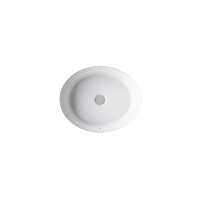 KOHLER K-21782-0 K-21782 Artifacts 21-1/4" Oval Undermount Bathroom Sink