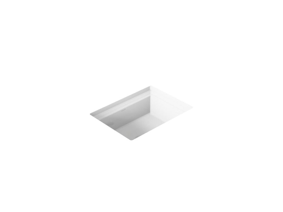 KOHLER K-21783-0 K-21783 Artifacts 21-1/4" Rectangular Undermount Bathroom Sink