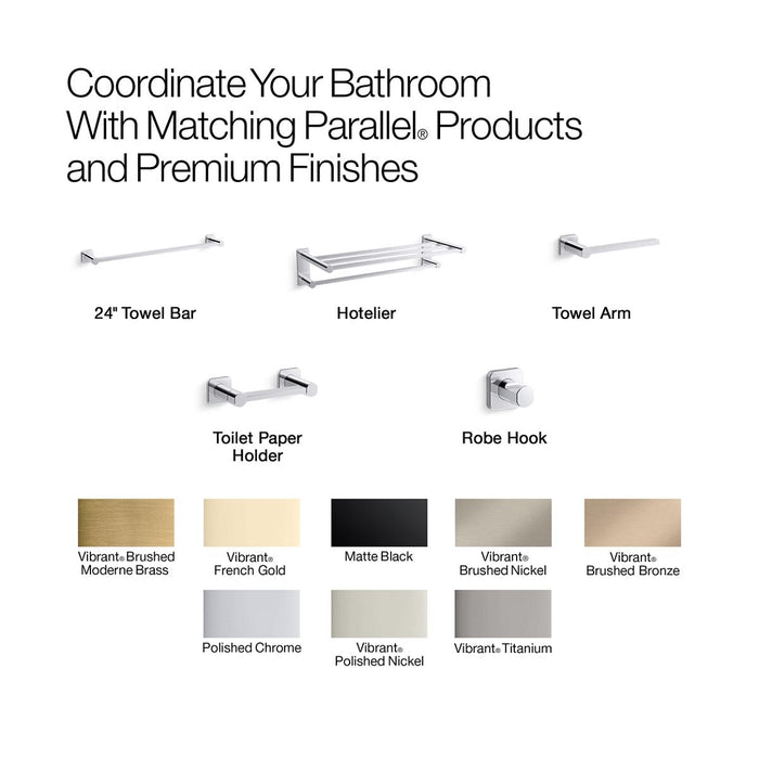 KOHLER K-21897 Parallel Double toilet paper holder