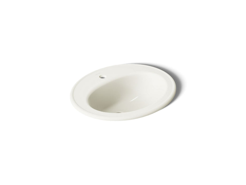 KOHLER K-2196-1 Pennington 20-1/4" oval drop-in bathroom sink