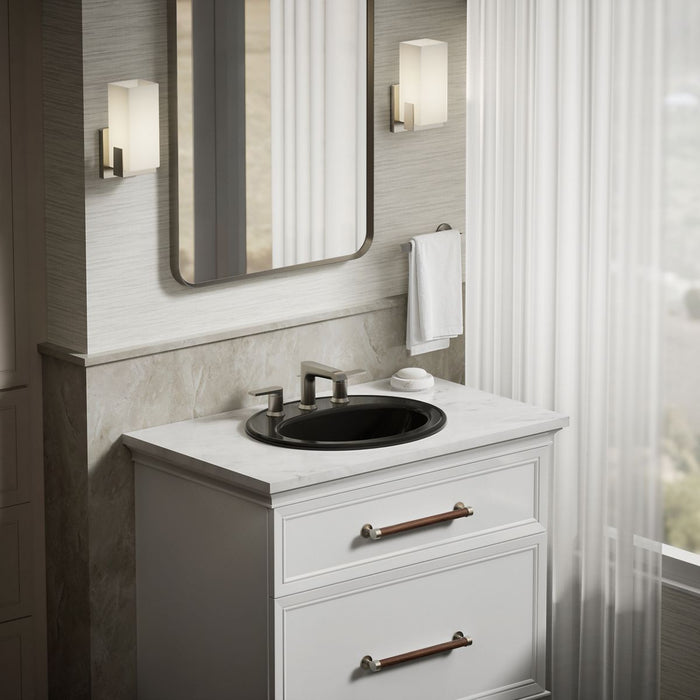 KOHLER K-2196-8 Pennington 20-1/4" oval drop-in bathroom sink