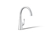 KOHLER K-22065 Graze Single-handle bar sink faucet, polished chrome
