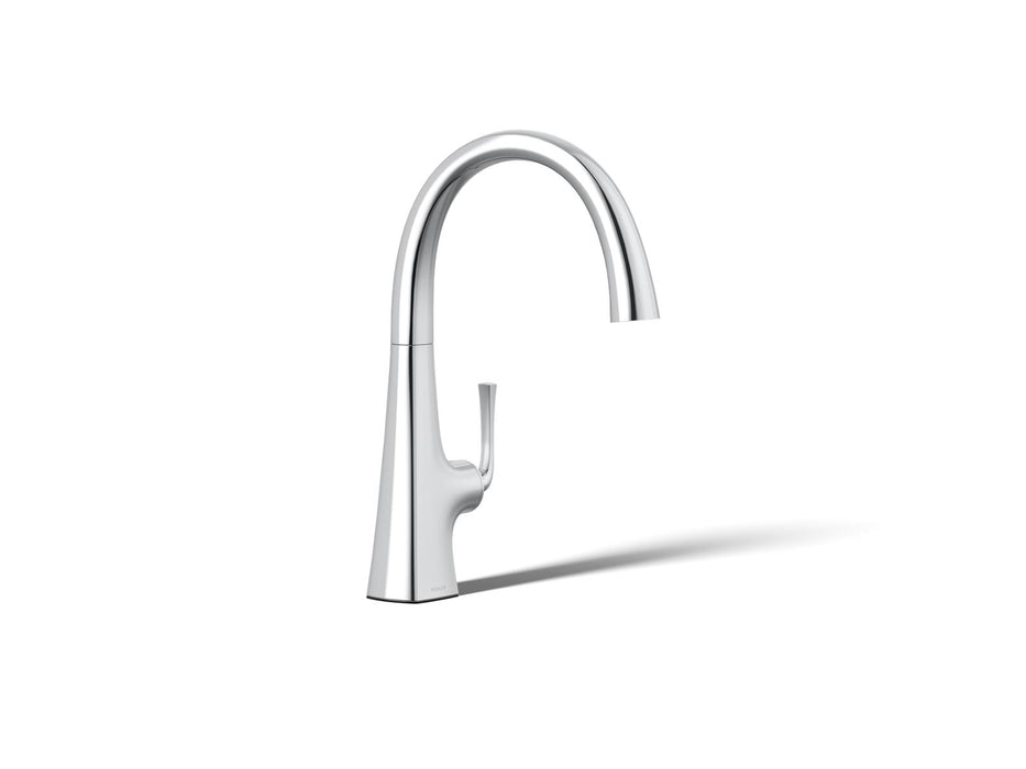 KOHLER K-22065 Graze Single-handle bar sink faucet, polished chrome