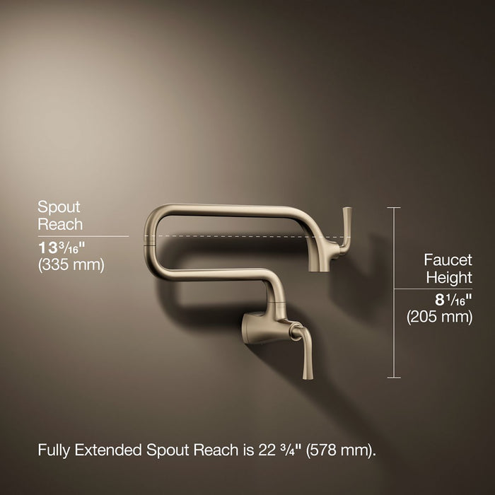 KOHLER K-22066 Graze Wall-mount pot filler