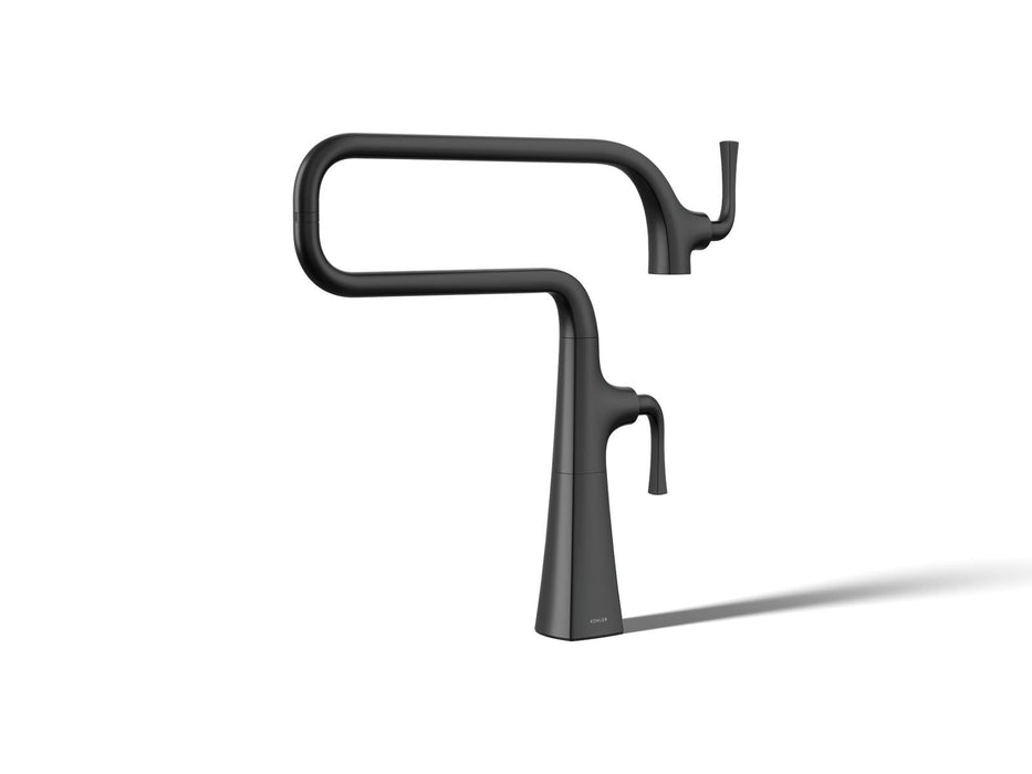 KOHLER K-22067 Graze Deck-mount pot filler