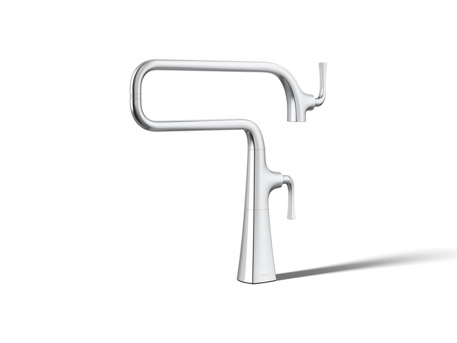 KOHLER K-22067 Graze Deck-mount pot filler