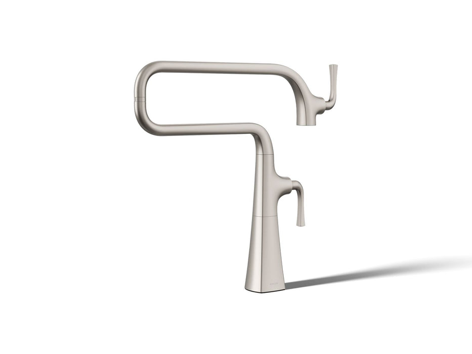 KOHLER K-22067 Graze Deck-mount pot filler