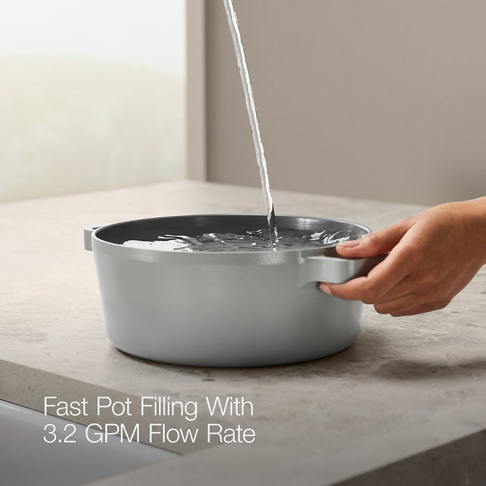 KOHLER K-22067 Graze Deck-mount pot filler