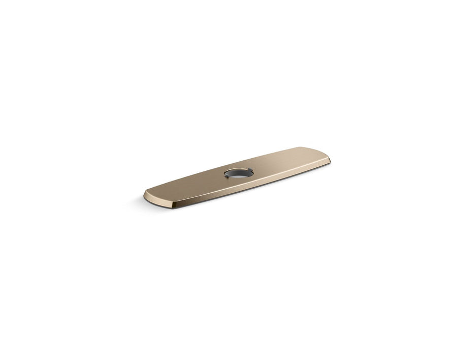 KOHLER K-22071 Graze Three-hole kitchen faucet escutcheon