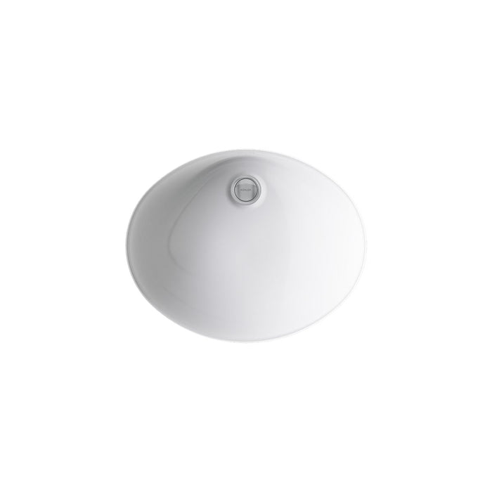 KOHLER K-2209 Caxton 17" oval undermount bathroom sink