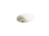 KOHLER K-2210 Caxton 19-1/4" oval undermount bathroom sink, biscuit