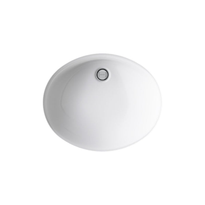 KOHLER K-2210-N Caxton 19-1/4" oval undermount bathroom sink