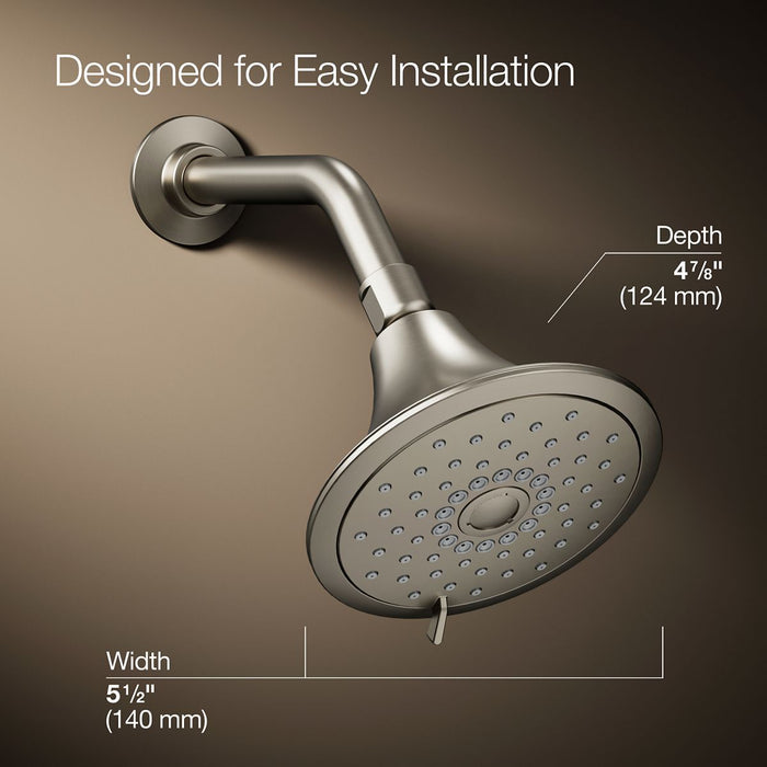KOHLER K-22169 Forté Three-function showerhead, 2.5 gpm