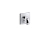 KOHLER K-22175 Loure Wall-mount supply elbow with check valve, polished chrome