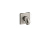 KOHLER K-22175 Loure Wall-mount supply elbow with check valve, vibrant brushed nickel