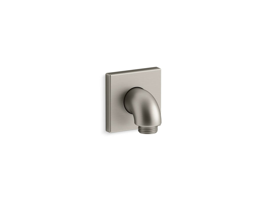 KOHLER K-22175 Loure Wall-mount supply elbow with check valve, vibrant brushed nickel