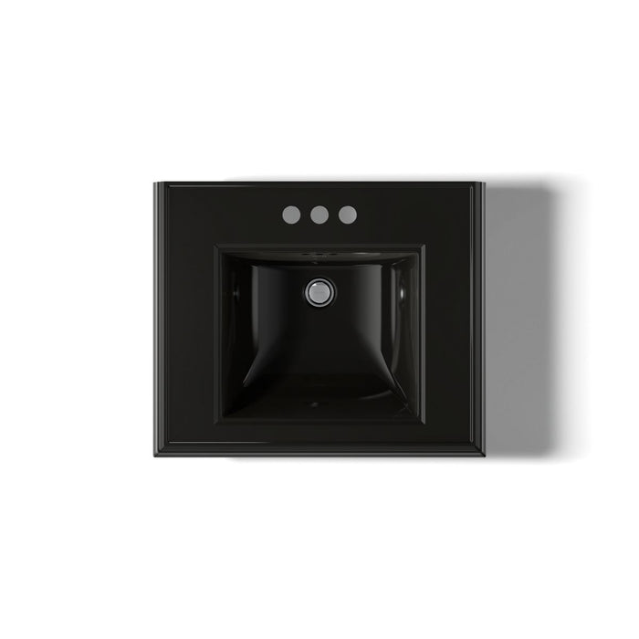 KOHLER K-2238-4 Memoirs 24-1/4" rectangular pedestal bathroom sink