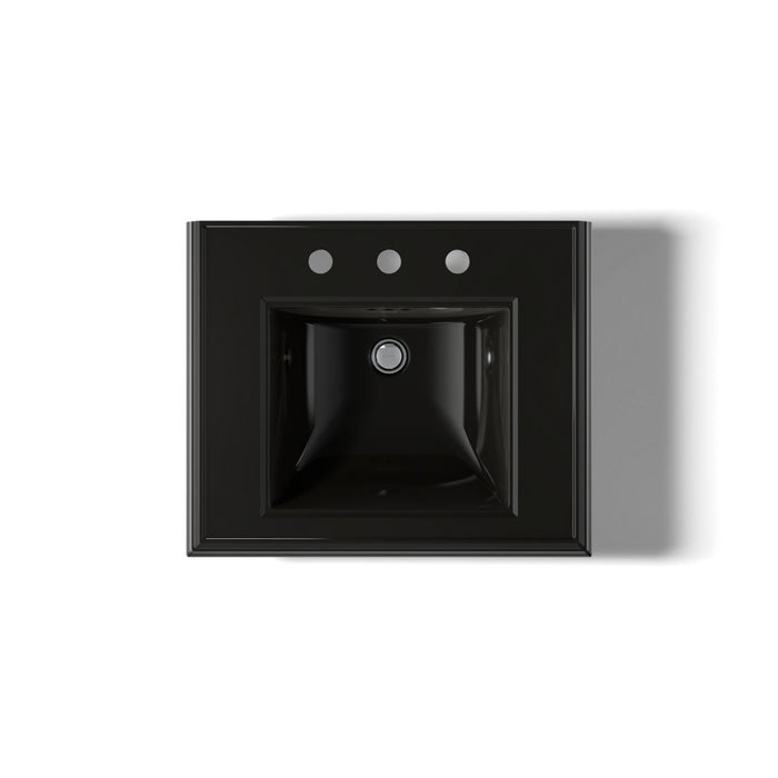 KOHLER K-2238-8 Memoirs 24-1/4" rectangular pedestal bathroom sink