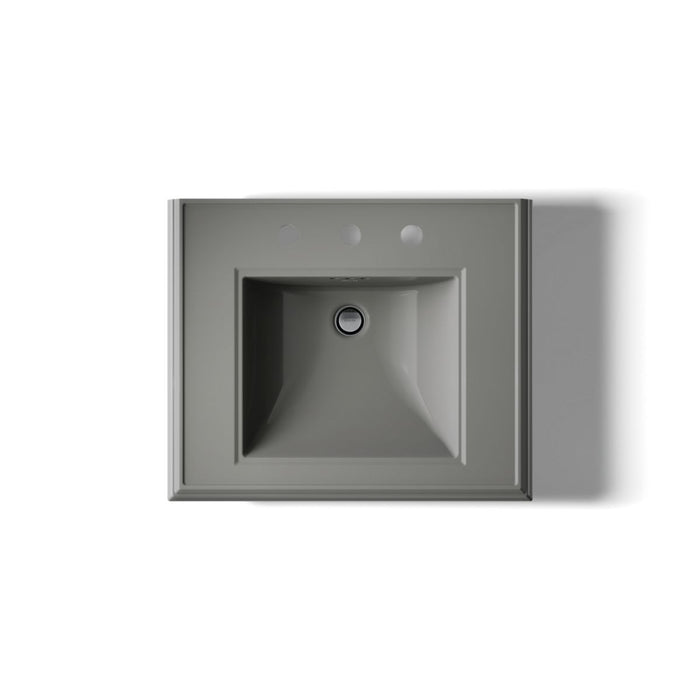 KOHLER K-2238-8 Memoirs 24-1/4" rectangular pedestal bathroom sink