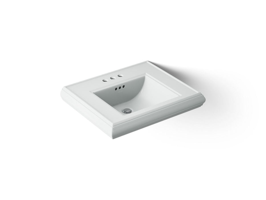 KOHLER K-2239-4 Memoirs Pedestal/console table bathroom sink basin with 4" centerset faucet holes
