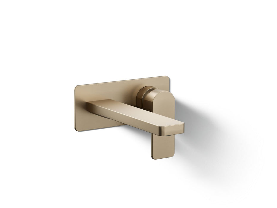 KOHLER K-22567-4 Parallel Wall-mount single-handle bathroom sink faucet, 1.2 gpm