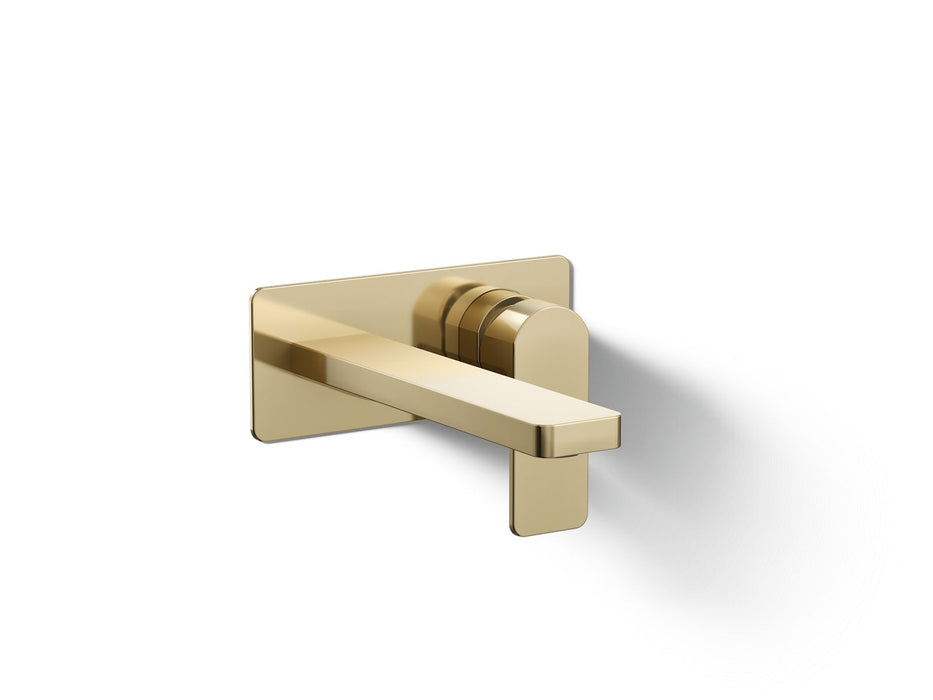 KOHLER K-22567-4 Parallel Wall-mount single-handle bathroom sink faucet, 1.2 gpm